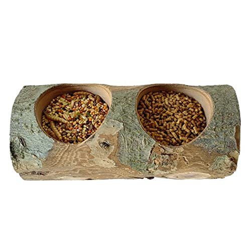 Apple Wood Feeding Bowl for Small Animals