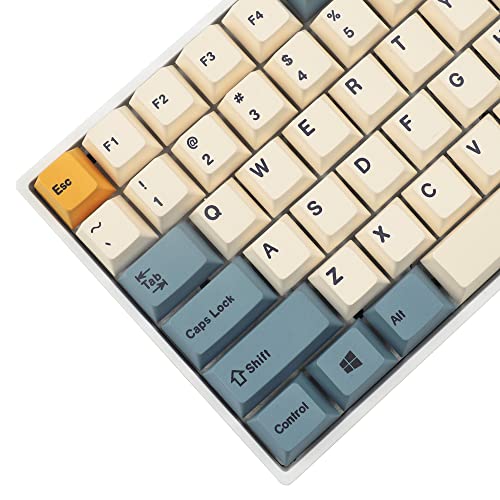 Apricot Yellow Mac Keycaps