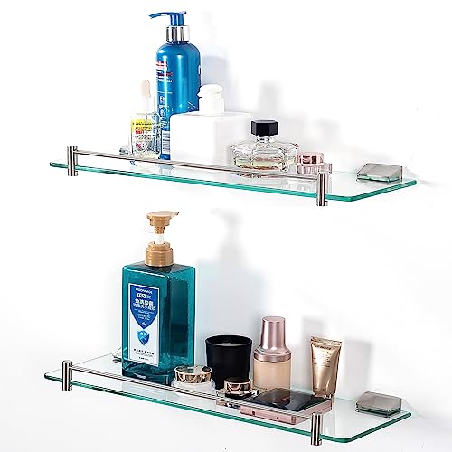 APROTOSS 16 inch Glass Shelf