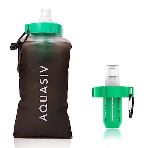 AQUASIV Day Hiker Squeeze Filter - Reliable Camping & Hiking Water Filter