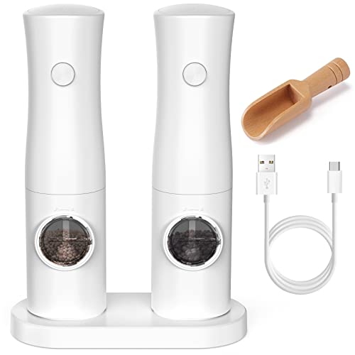 Arcselong Electric Salt and Pepper Grinder Set