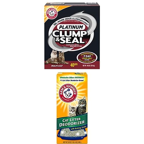 ARM & HAMMER Clump & Seal Platinum Cat Litter Bundle