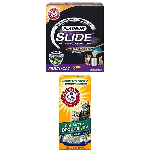 Arm & Hammer Platinum Slide Easy Clean Cat Litter Bundle