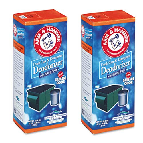Arm & Hammer Trash and Dumpster Deodorizer Can (2 PACK)