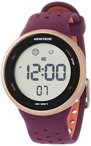 Armitron Sport Chronograph Silicone Strap Watch