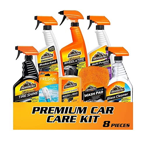 Chemical Guys Hol126 14-Piece Arsenal Builder Car Wash Kit with Foam Gun, Bucket and (5) 16 oz Car Care Cleaning Chemicals