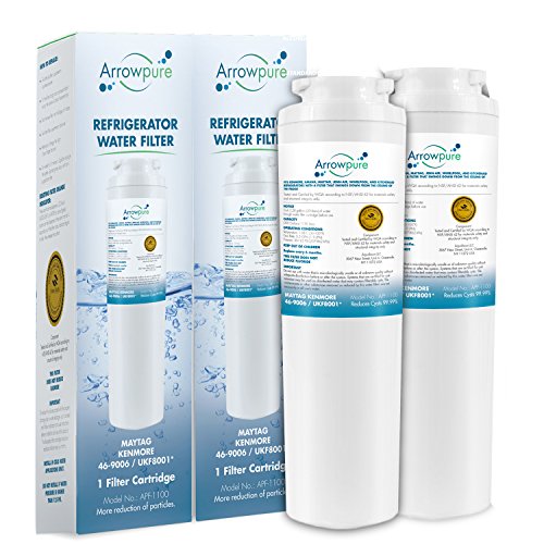 Arrowpure UKF8001, 2 PACK Compatible with Maytag Refrigerator Water Filter Replacement UKF8001, UKF8001AXX, UKF8001AXX-750, Whirlpool Water Filter Replacement Filter 4, EDR4RXD1, PURICLEAN II, 46-9992