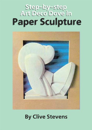 Art Deco Dove Paper Sculpture