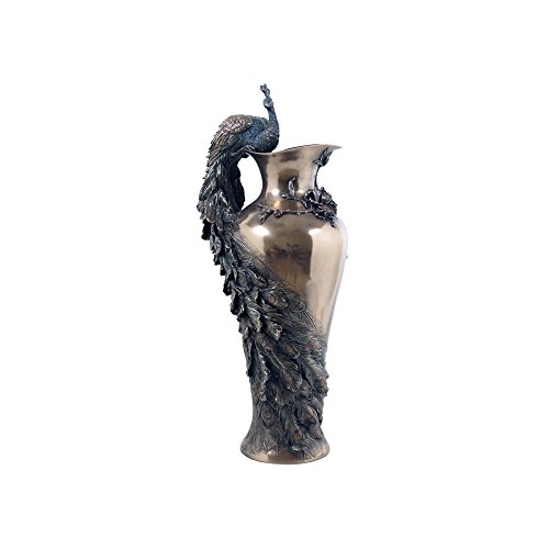 Art Nouveau Peacock Vase