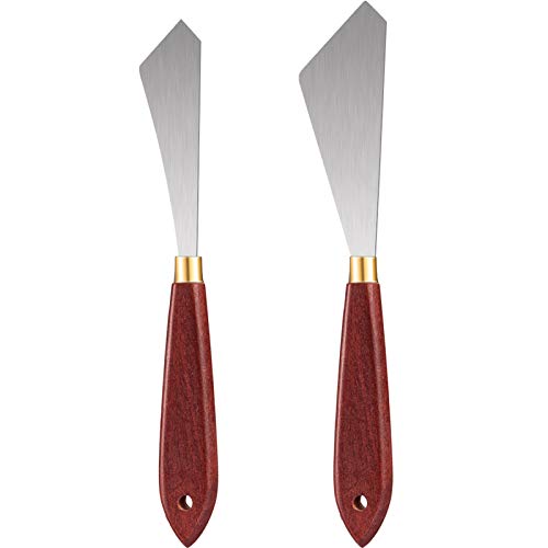 Art Painting Knife Set with Wood Handle - 2 Pieces