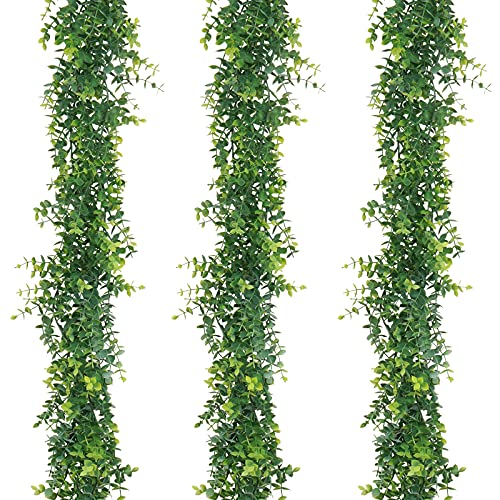 Artflower 3 Pack Artificial Eucalyptus Garland