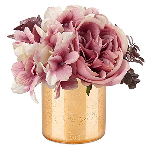 Artificial Flower Arrangements with Vase