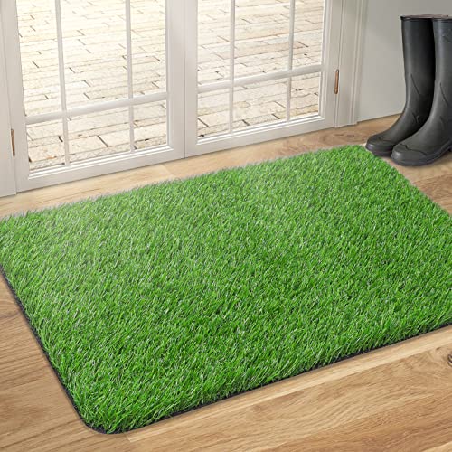 Artificial Grass Door Mat - Thick Turf Fake Grass