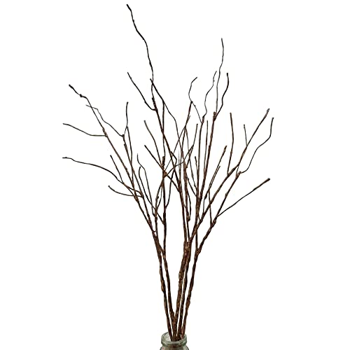 Artificial Lifelike Curly Willow Branches Decorative Dried Twigs