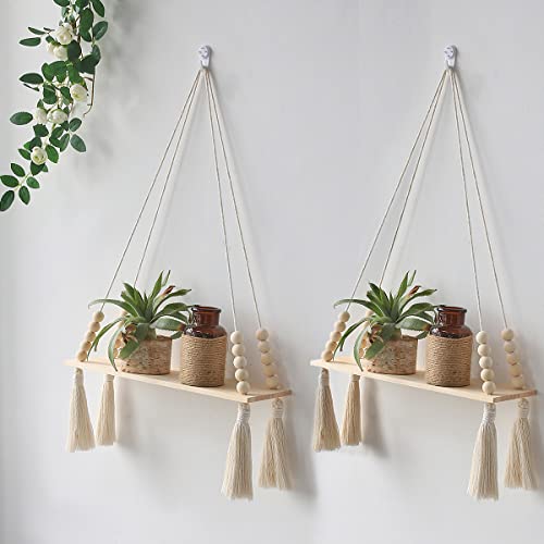 Artilady Wooden Wall Hanging Shelves