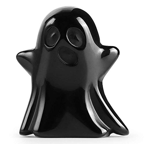Artistone Black Obsidian Crystal Ghost Figurine