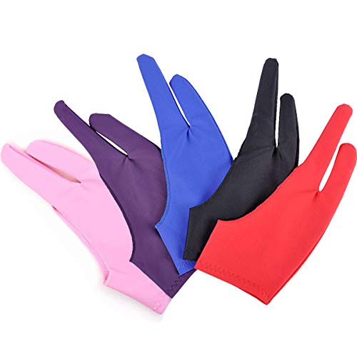 Artists Two-Finger Tablet Drawing Gloves