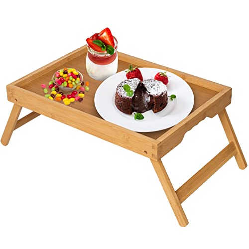 Artmeer Bed Tray Table - Bamboo Breakfast in Bed