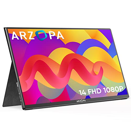 ARZOPA Portable Monitor - Ultra Slim, FHD 1080P, Second Screen