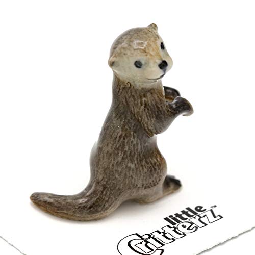 Asian Otter Nimble Porcelain Figurine