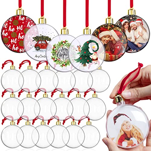 Assorted Photo Ornament Ball for Christmas Decoration