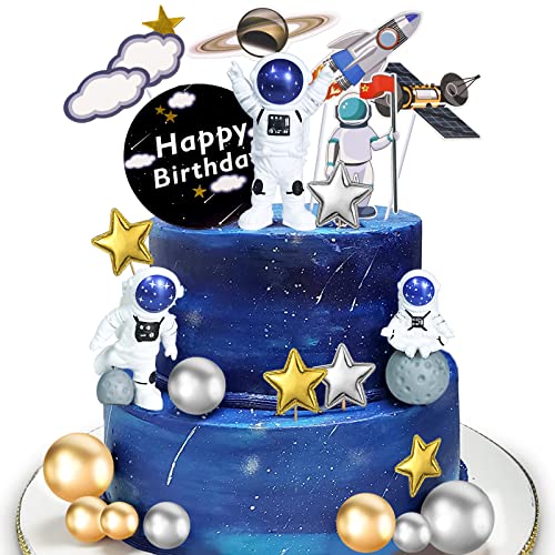 Astronaut Space Cake Toppers