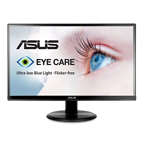 Asus VA229HR 21.5” Monitor - Frameless 1080P 75Hz IPS Eye Care HDMI VGA