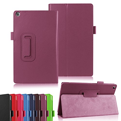 ASUS ZenPad 8.0 Z380M Case - Slim Folding Stand Cover Smart Case (Purple)