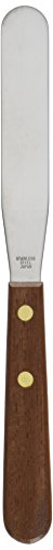 Ateco Small Stainless Steel Spatula with Wood Handle