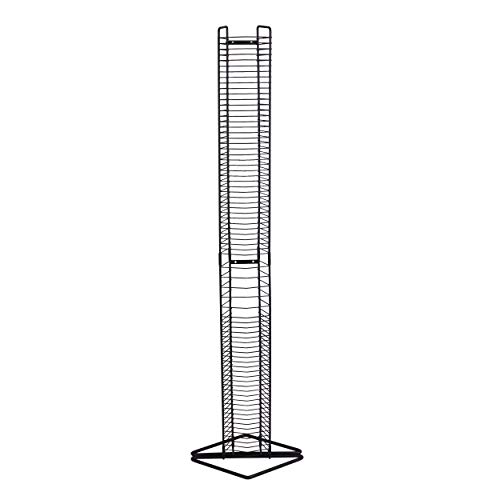 Atlantic Onyx Wire CD Tower: Stylish and Space-Saving Storage Solution
