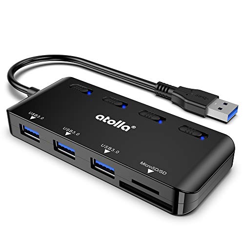 atolla USB Hub with SD/Micro SD Card Reader
