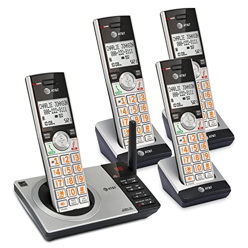 AT&T CL82407 DECT 6.0 4-Handset Cordless Phone