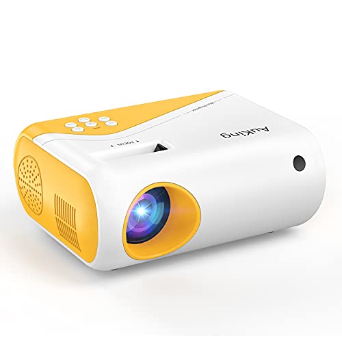 AuKing 2023 Upgraded Outdoor Mini Projector