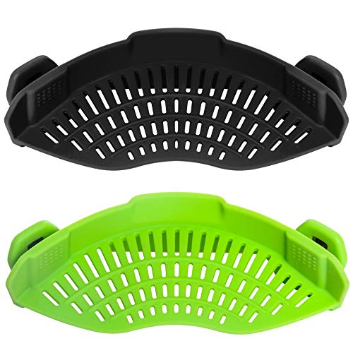 AUOON Clip on Strainer for Pots and Pans