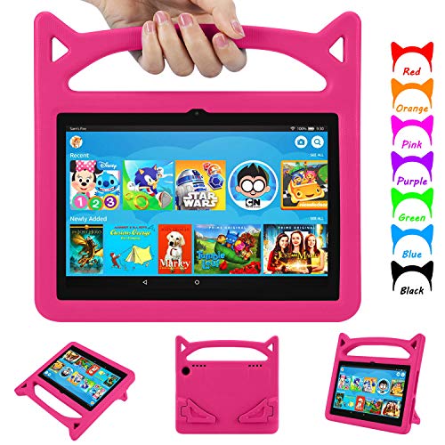 Auorld Kids-Proof Case Cover for Amazon Fire HD 8 & 8 Plus Tablet