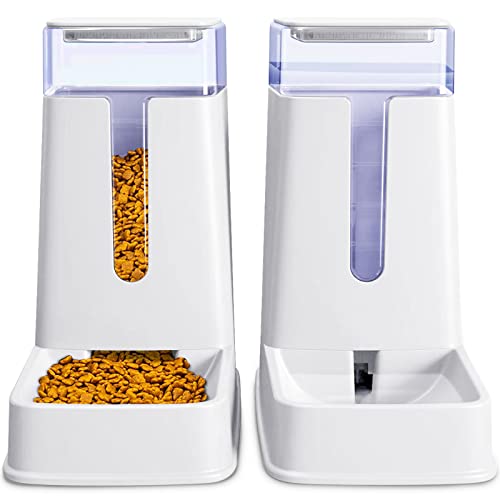 Automatic Cat Feeder and Water Dispenser (2 Pack)