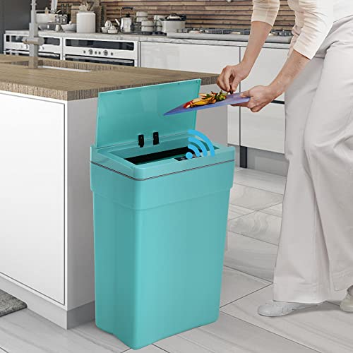 Automatic Kitchen Trash Can with Motion-sensing Lid