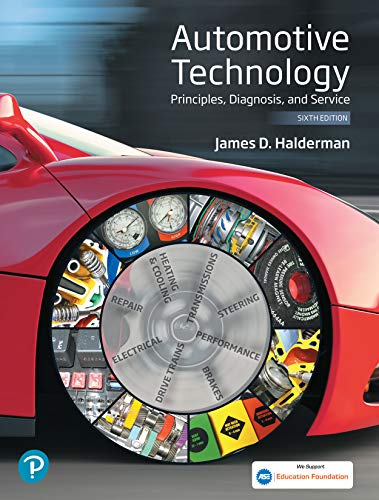 Automotive Technology: Principles, Diagnosis, and Service (Halderman Automotive Series)