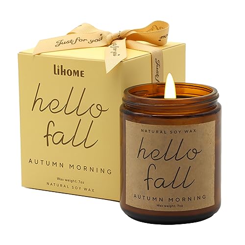 Autumn Morning Scented Candles for Fall Decor