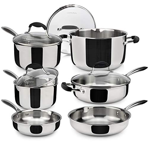 AVACRAFT Stainless Steel Cookware Set