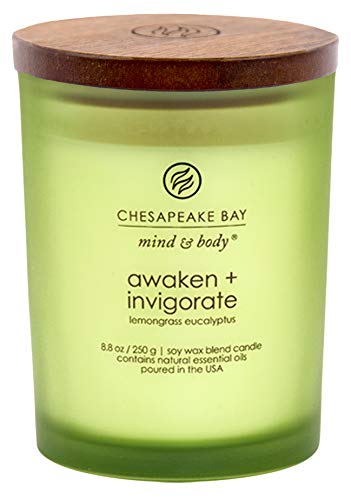 Awaken + Invigorate Scented Candle - Medium, Green