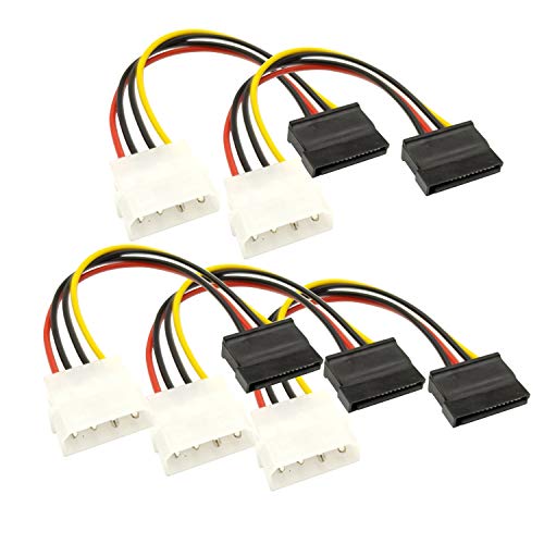 AYECEHI SATA Power Cable Adapter [5-Pack]