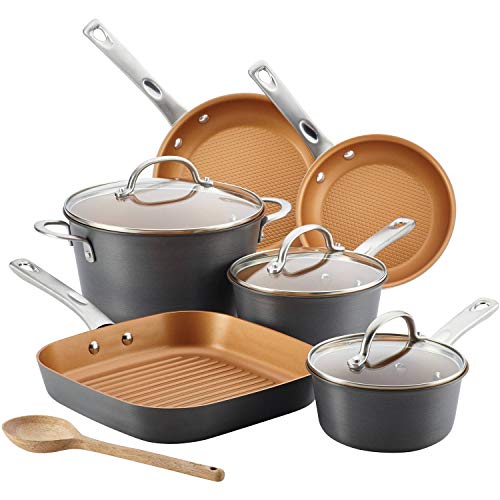 Ayesha Curry 10-Pc Cookware Set