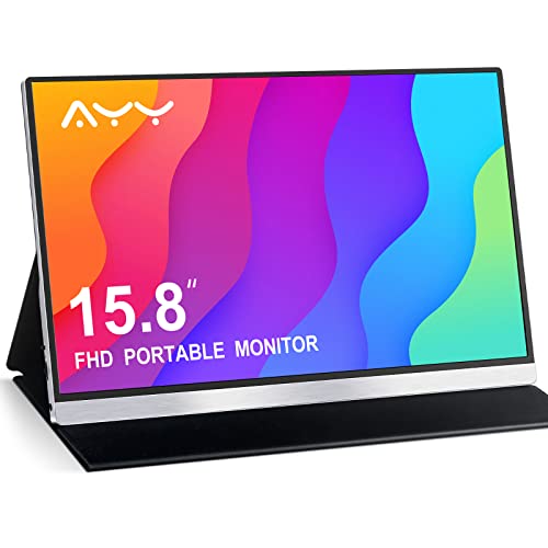 AYY Portable Monitor 15.8 Inch FHD 1080P