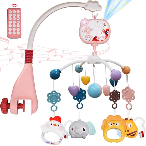 Baby Crib Mobile with Music and Lights