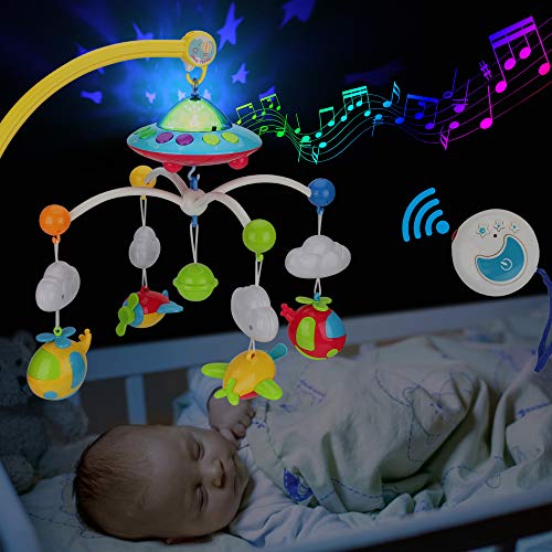 Baby Musical Crib Mobile with Hanging Toys