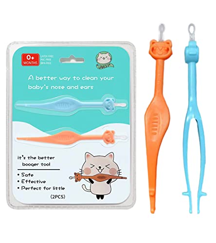 Baby Nose and Ear Gadget: Safe 3 in 1 Booger and Earwax Remover