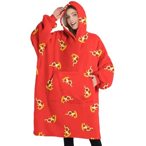 baillidh Pizza Blanket Hoodie