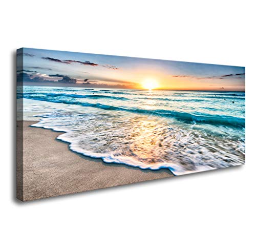 Baisuart S02250 Canvas Prints Wall Art Beach Sunset