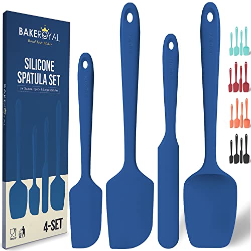 BakeRoyal Silicone Spatula Set